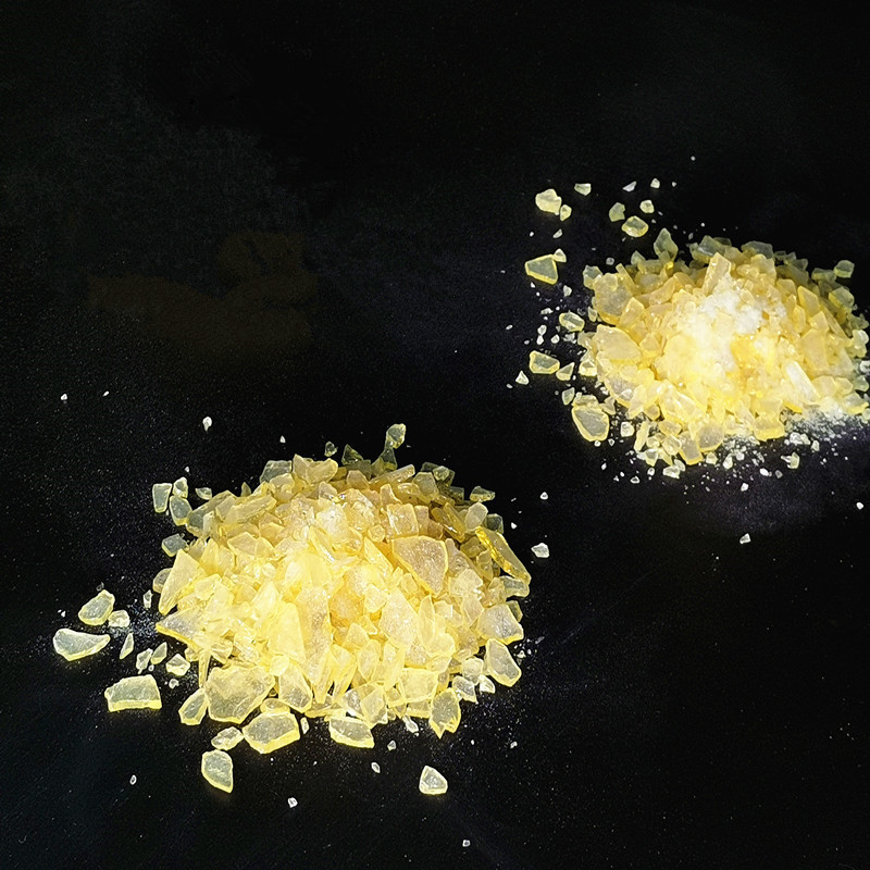 Good Glossy Maleic Resin Yellow Flake Used For Intaglio Printing